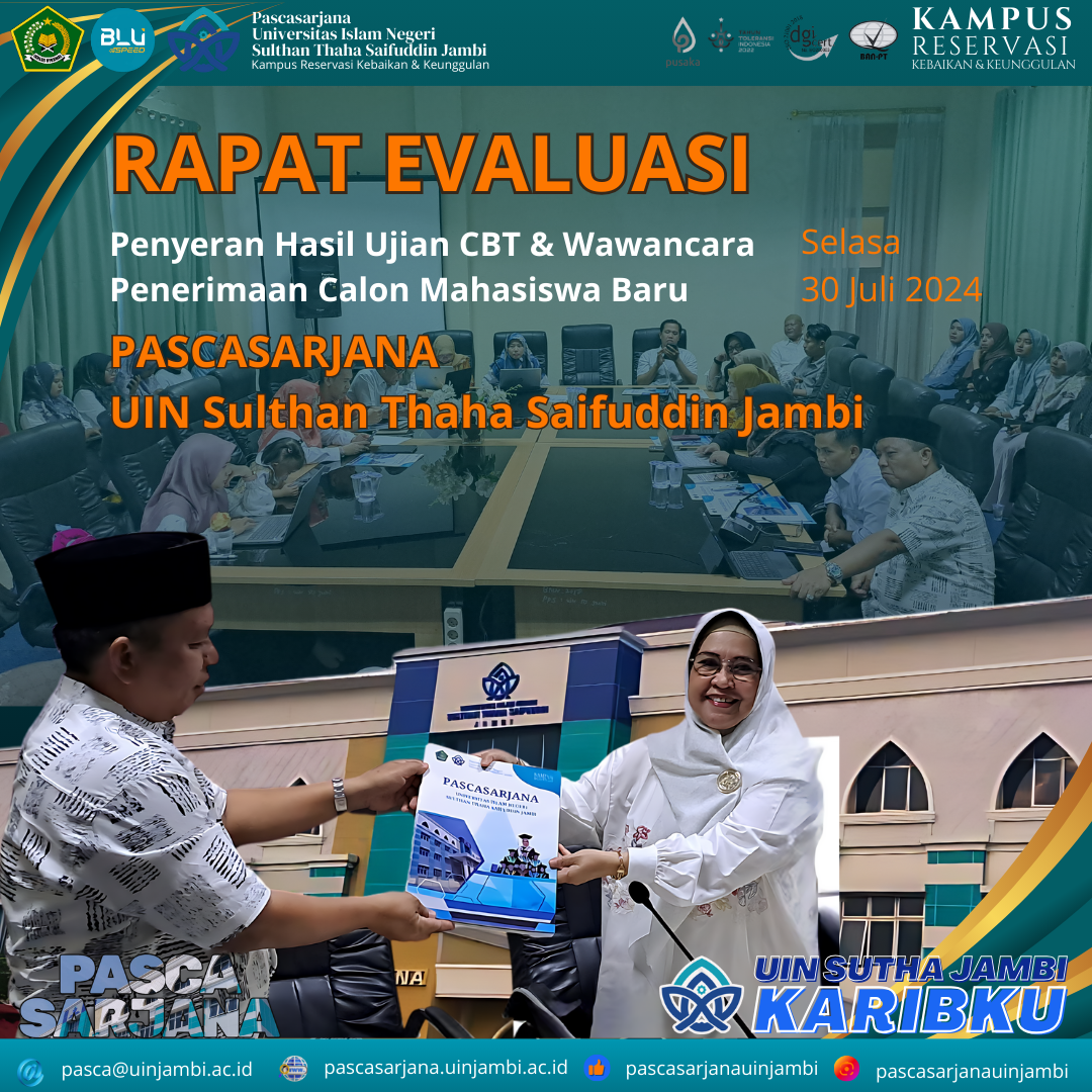 Rapat Evaluasi dan Penyerahan Hasil Tes Calon Mahasiswa Baru