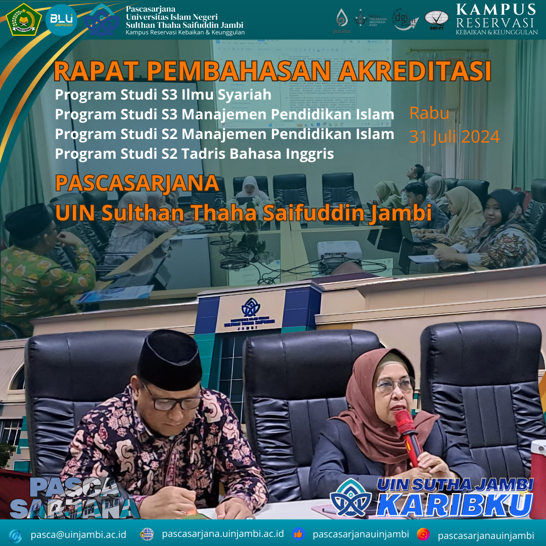 Pascasarjana Adakan Rapat Pembahasan Akreditasi Program Studi
