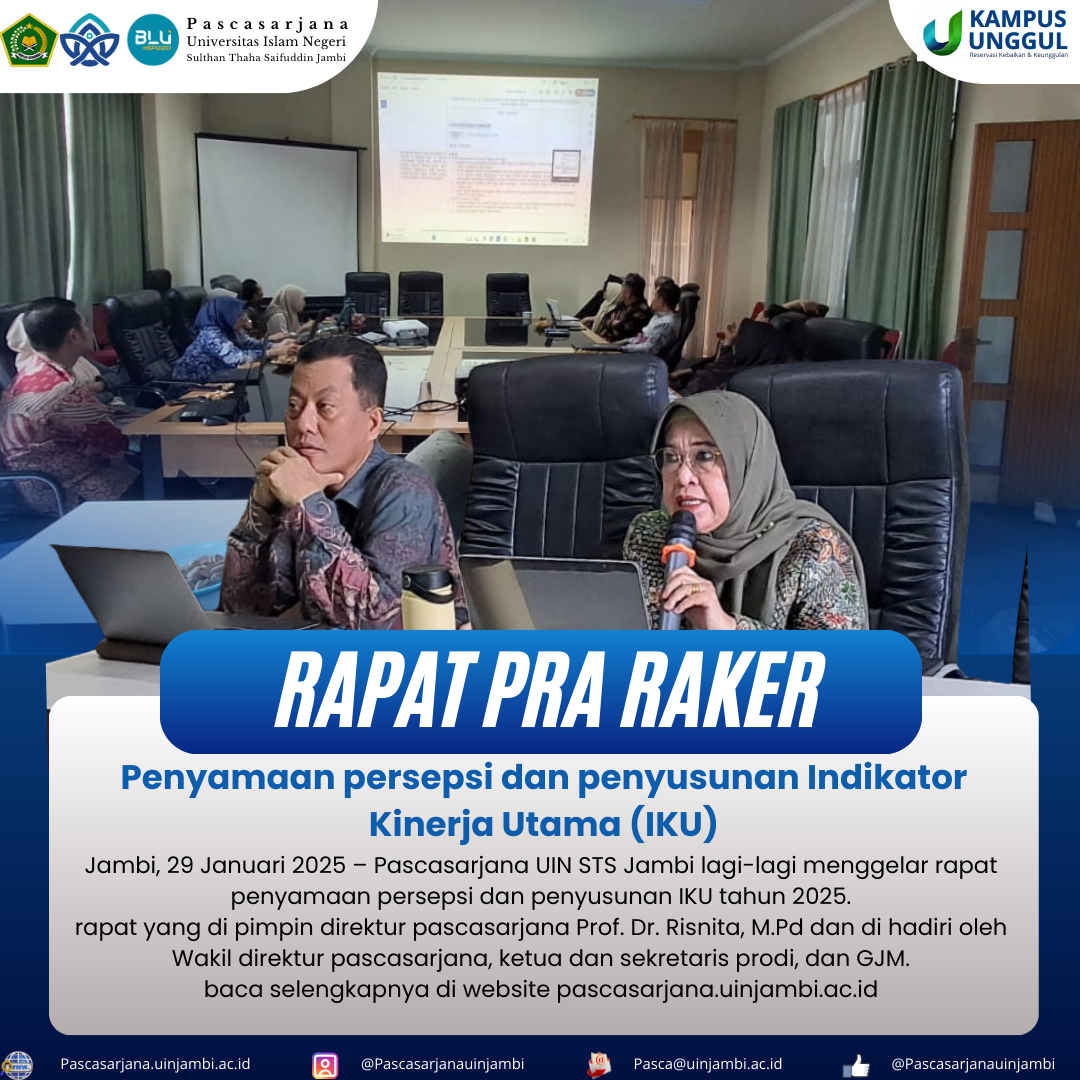 Rapat Pra-Raker: Penyamaan persepsi dan penyusunan Indikator Kinerja Utama (IKU)