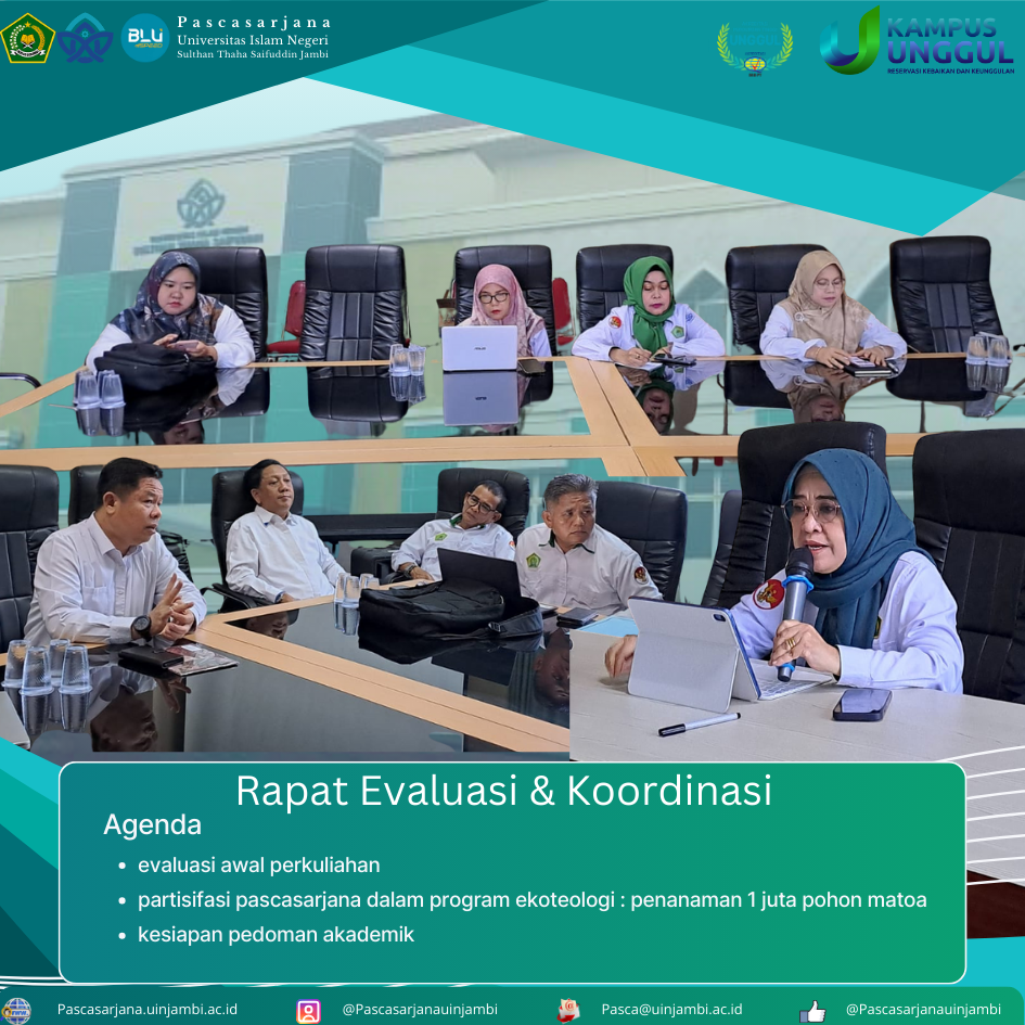 Pascasarjana Gelar Rapat Evaluasi Awal Perkuliahan, Bahas Kontribusi pada Program Ekoteologi dan Kesiapan Buku Pedoman Akademik