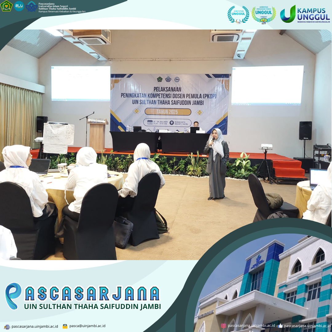 Direktur Pascasarjana UIN STS Jambi Jadi Narasumber PKDP, Bahas Evaluasi Pembelajaran bagi Dosen Pemula