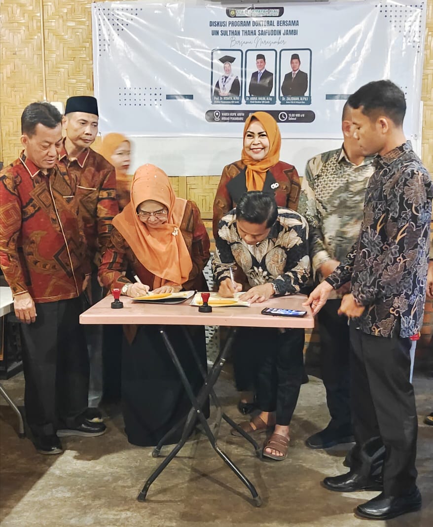 Pascasarjana UIN STS Jambi dan STAI Al-Kifayah Teken MoU dan Gelar Sosialisasi Program Pascasarjana