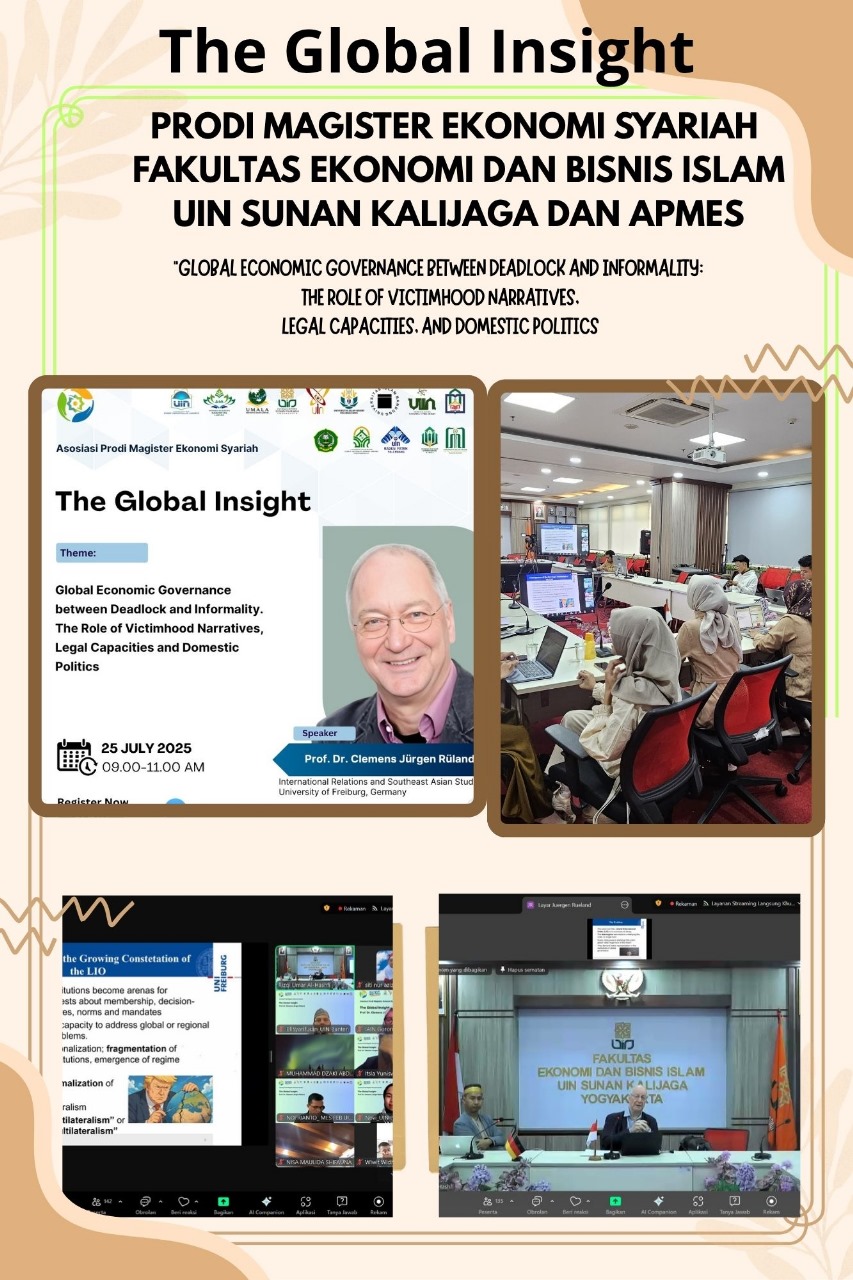 Ketua Prodi Magister Ekonomi Syariah UIN STS Jambi Turut Sukseskan Kuliah Umum Internasional “The Global Insight”