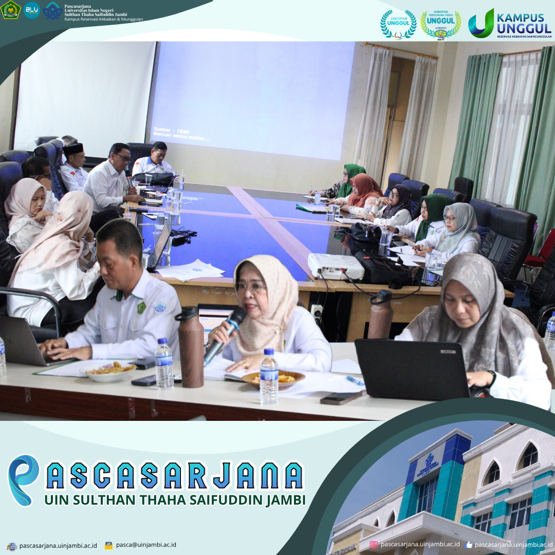 Evaluasi Perkuliahan hingga Persiapan Konferensi Internasional, Pascasarjana UIN STS Jambi Gelar Rapat Strategis