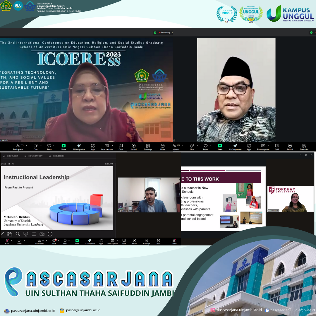 Pascasarjana UIN Sulthan Thaha Saifuddin Jambi Gelar The 2nd International Conference on Education, Religion, and Social Studies (ICOERESS 2025)