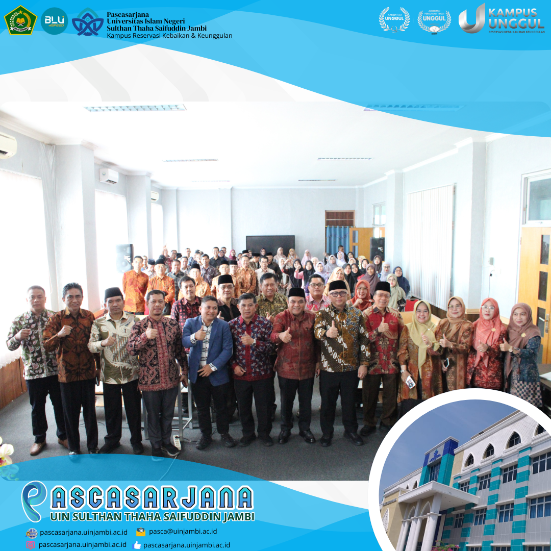Pascasarjana UIN STS Jambi Ikuti FGD Peningkatan Mutu Lembaga Menuju World Class University