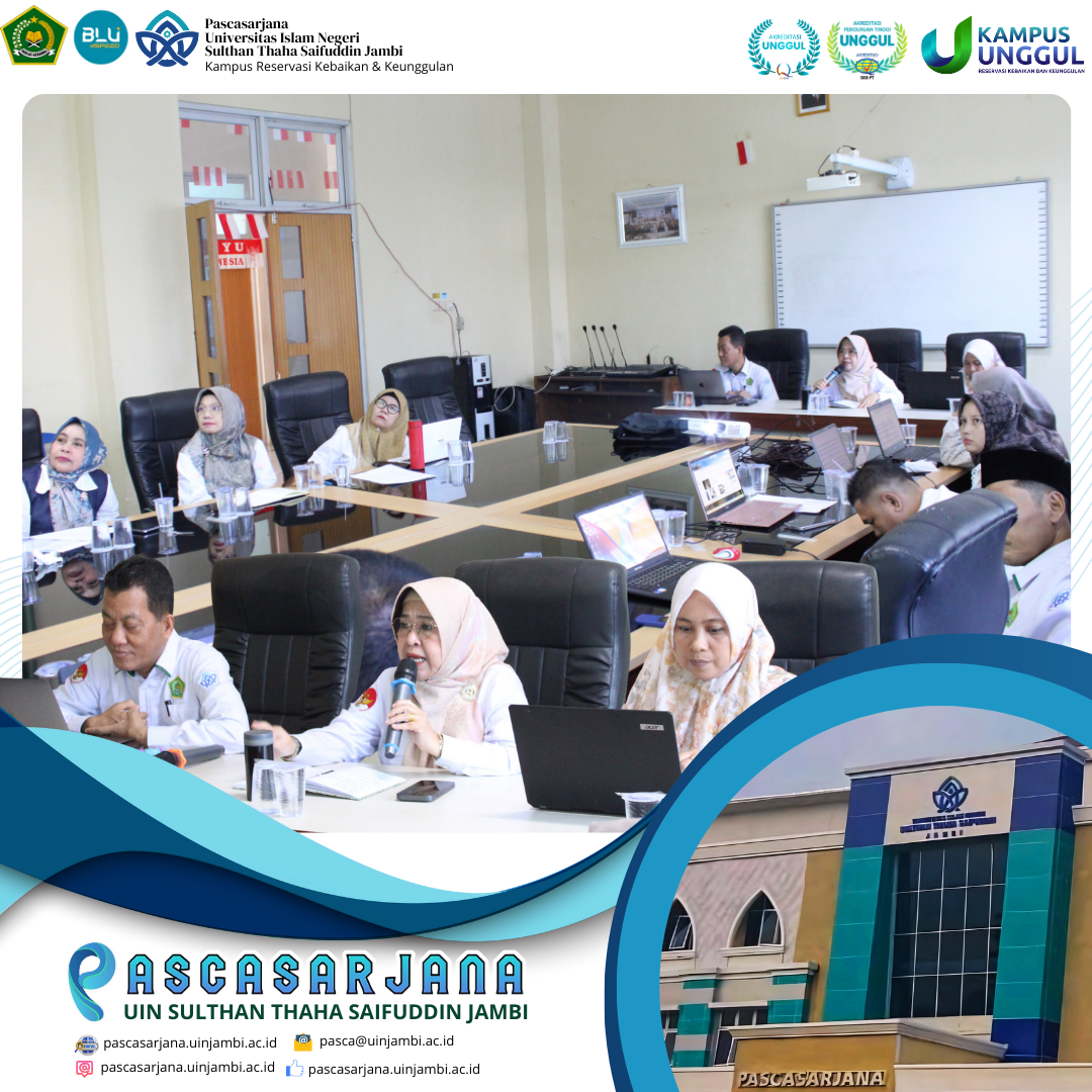Pascasarjana UIN STS Jambi Gelar Rapat Finalisasi Roster dan Persiapan Perkuliahan Semester Ganjil 2025/2026