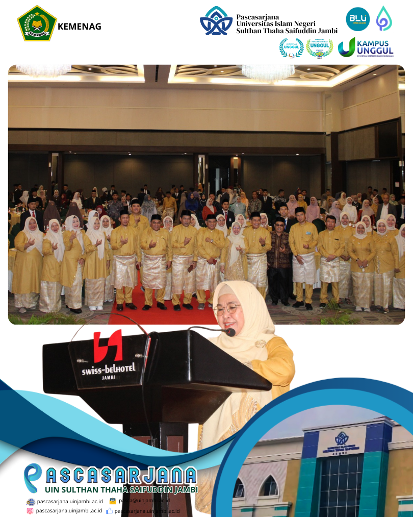 Yudisium ke-27 Pascasarjana UIN STS Jambi: Lahirkan Profesional Berintegritas