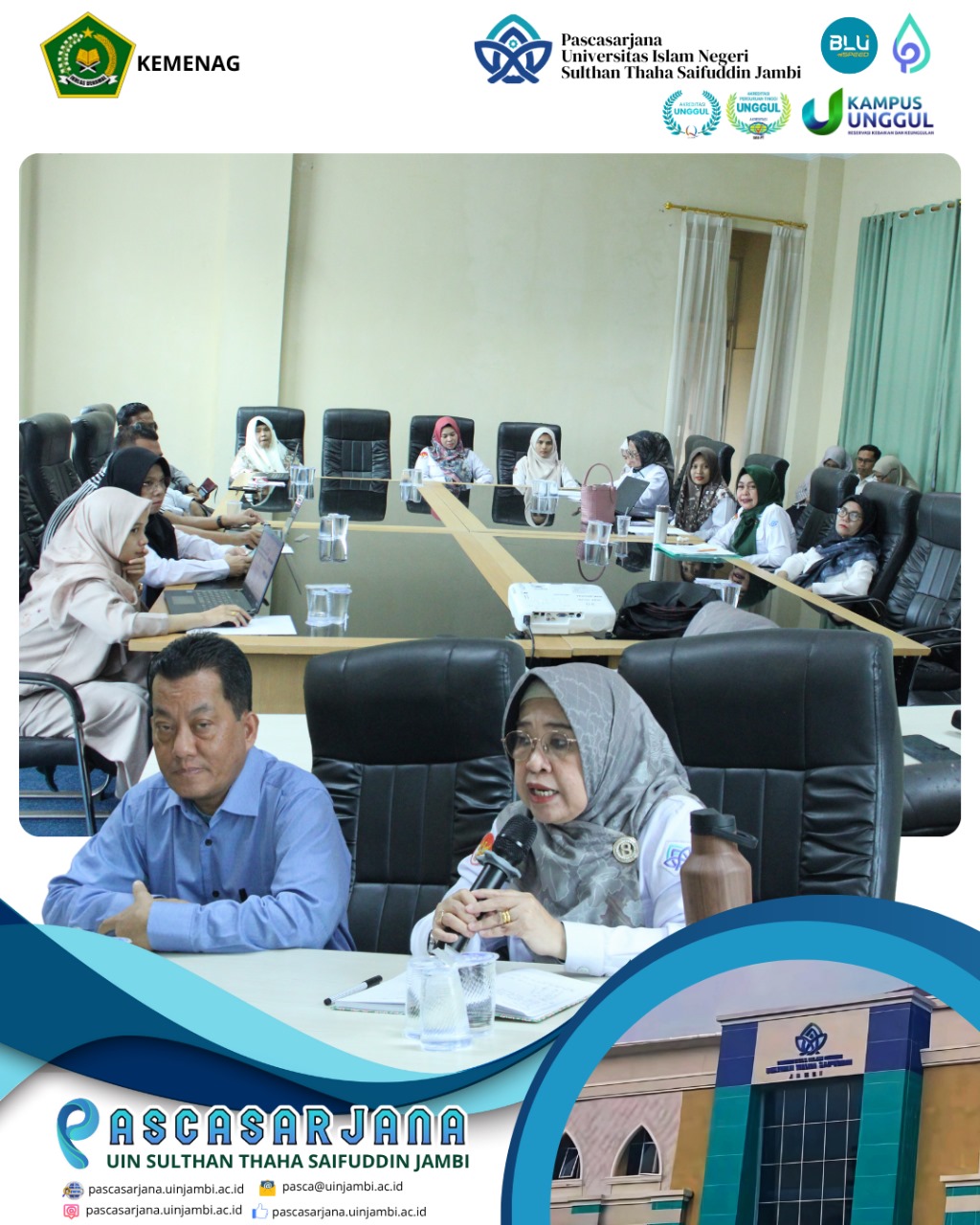 Menuju Yudisium ke-27, Pascasarjana UIN STS Jambi Mantapkan Persiapan