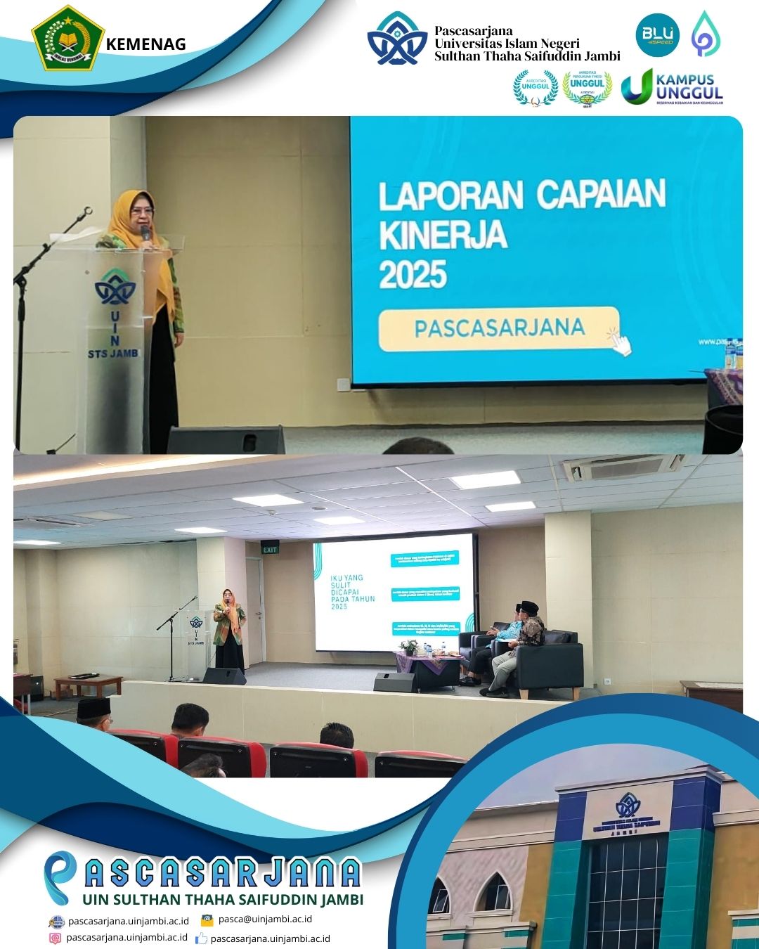 Evaluasi Kinerja 2025: Pascasarjana UIN STS Jambi Catat Capaian Positif