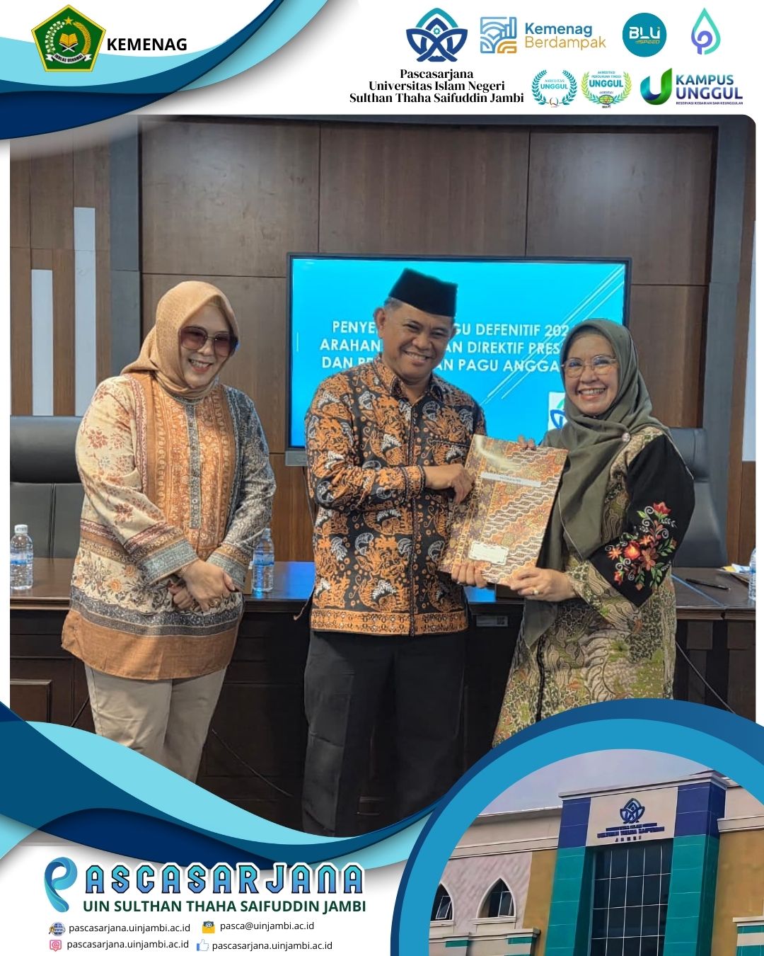 Menuju Kinerja Unggul 2026, Pascasarjana UIN STS Jambi Terima Pagu Definitif