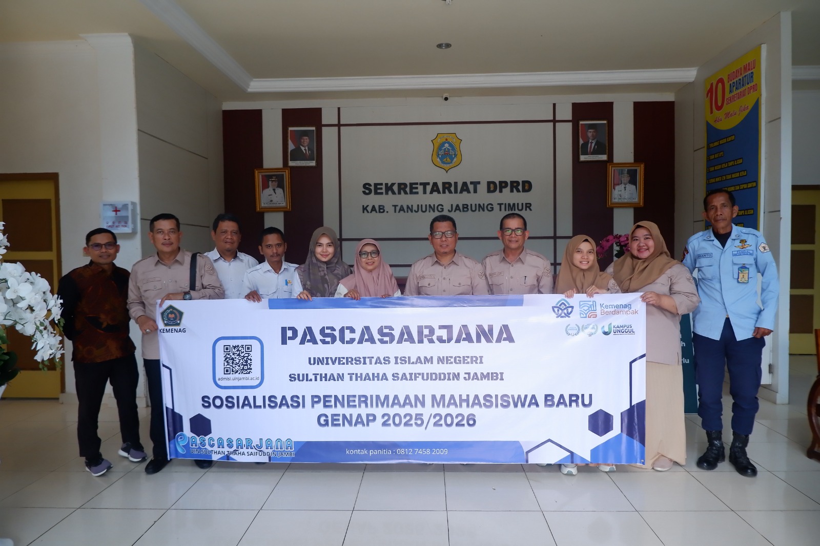 Tingkatkan Sumber Daya Manusia – Pascasarjana UIN STS Jambi Jaring Mahasiswa Baru di Tanjabtim