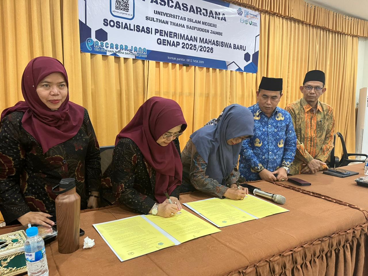“Kakak Beradik Harus Berjalan Bersama”, Pesan Direktur Pascasarjana UIN STS Jambi dalam Sosialisasi Maru dan MoA dengan Pascasarjana IAIN Kerinci