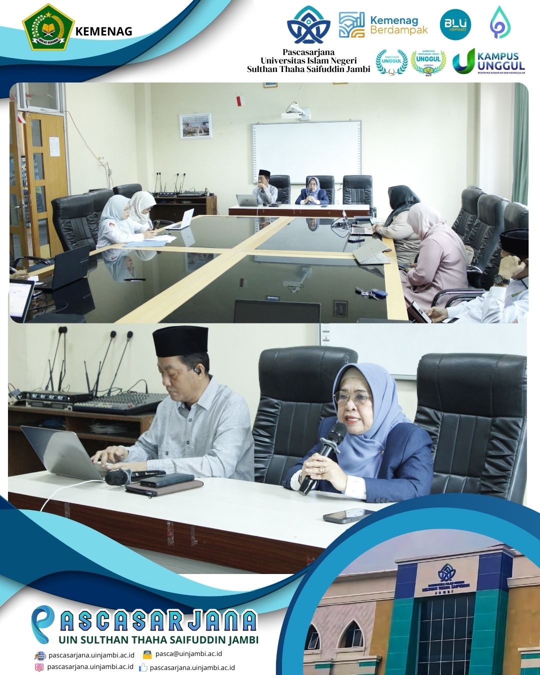 Rapat Koordinasi Pascasarjana UIN STS Jambi: Finalisasi Roster Perkuliahan dan Pemantapan Persiapan AL S3 Ilmu Syariah Tahun 2026