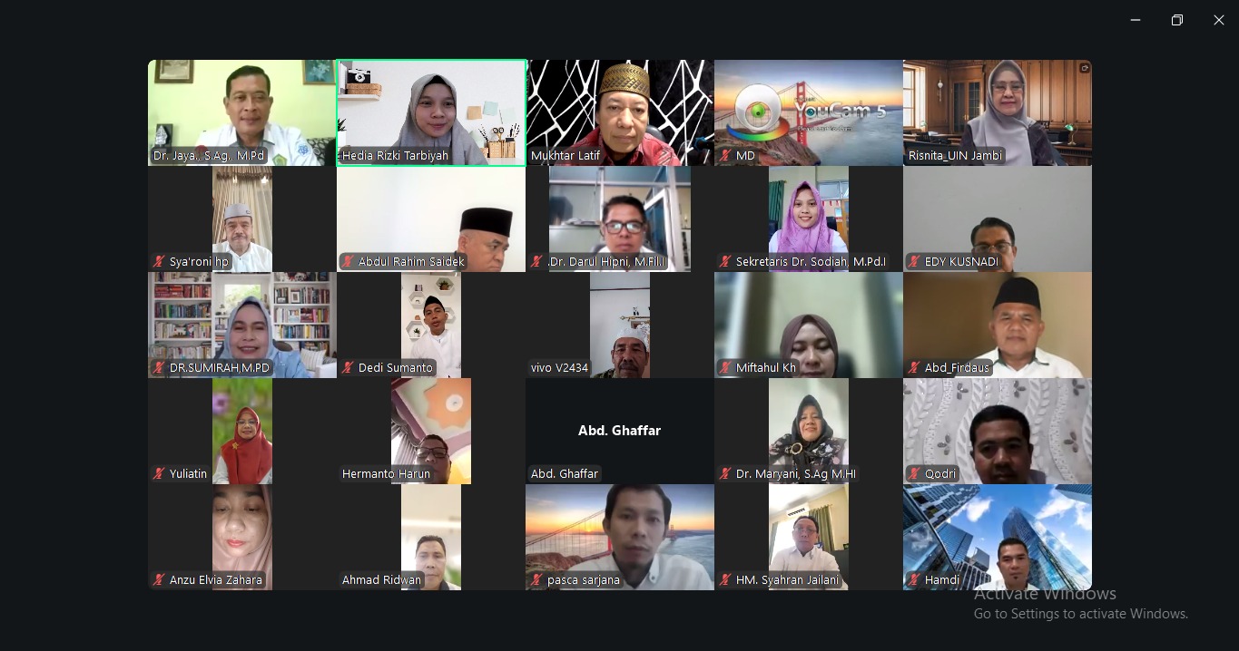 Pascasarjana Gelar Evaluasi dan Persiapan Perkuliahan Semester Genap 2025/2026 Secara Daring