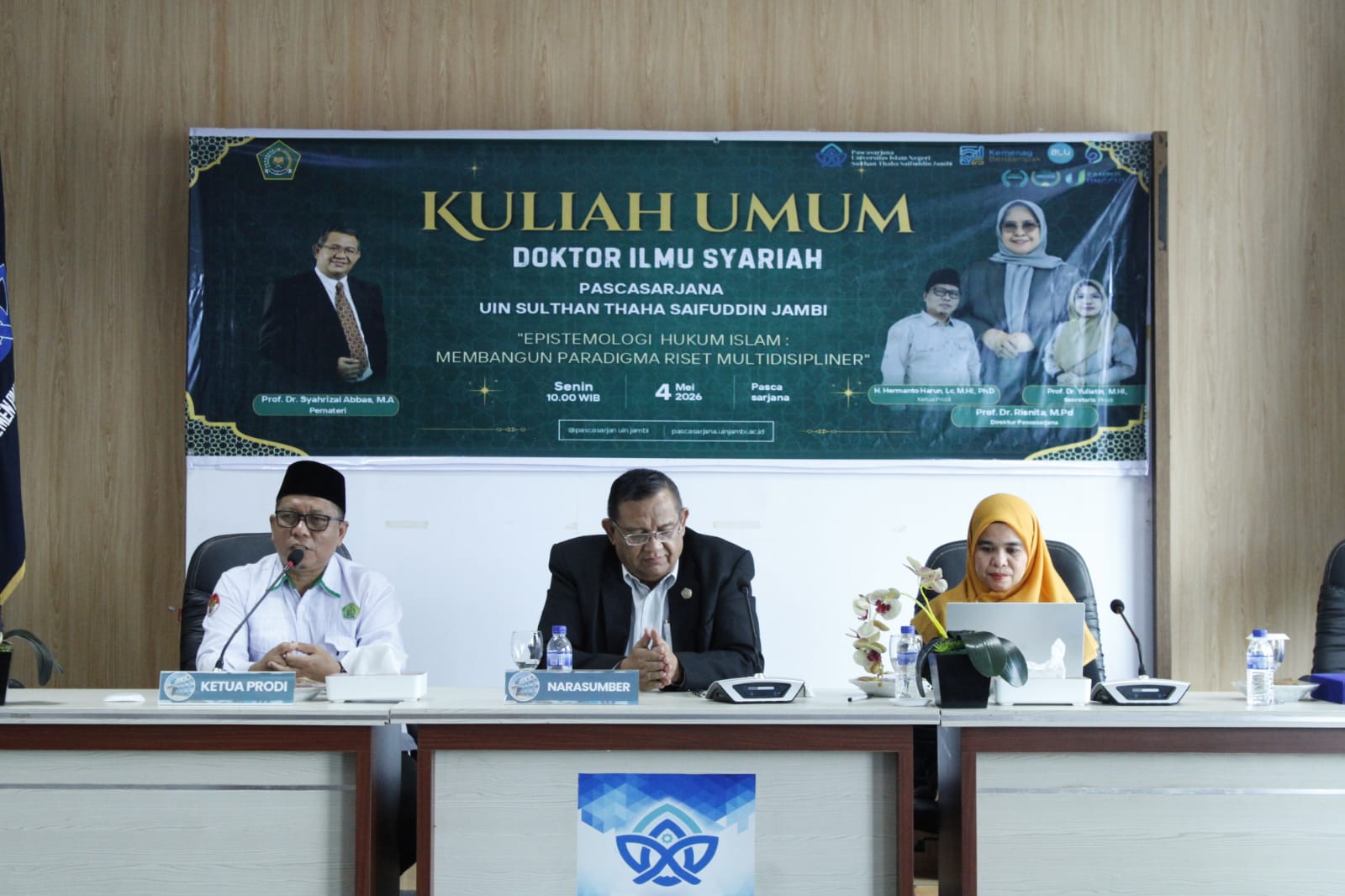 Kuliah Umum Doktor Ilmu Syariah: Prof. Syahrizal Abbas Paparkan Transformasi Hukum Syariah dalam Hukum Nasional