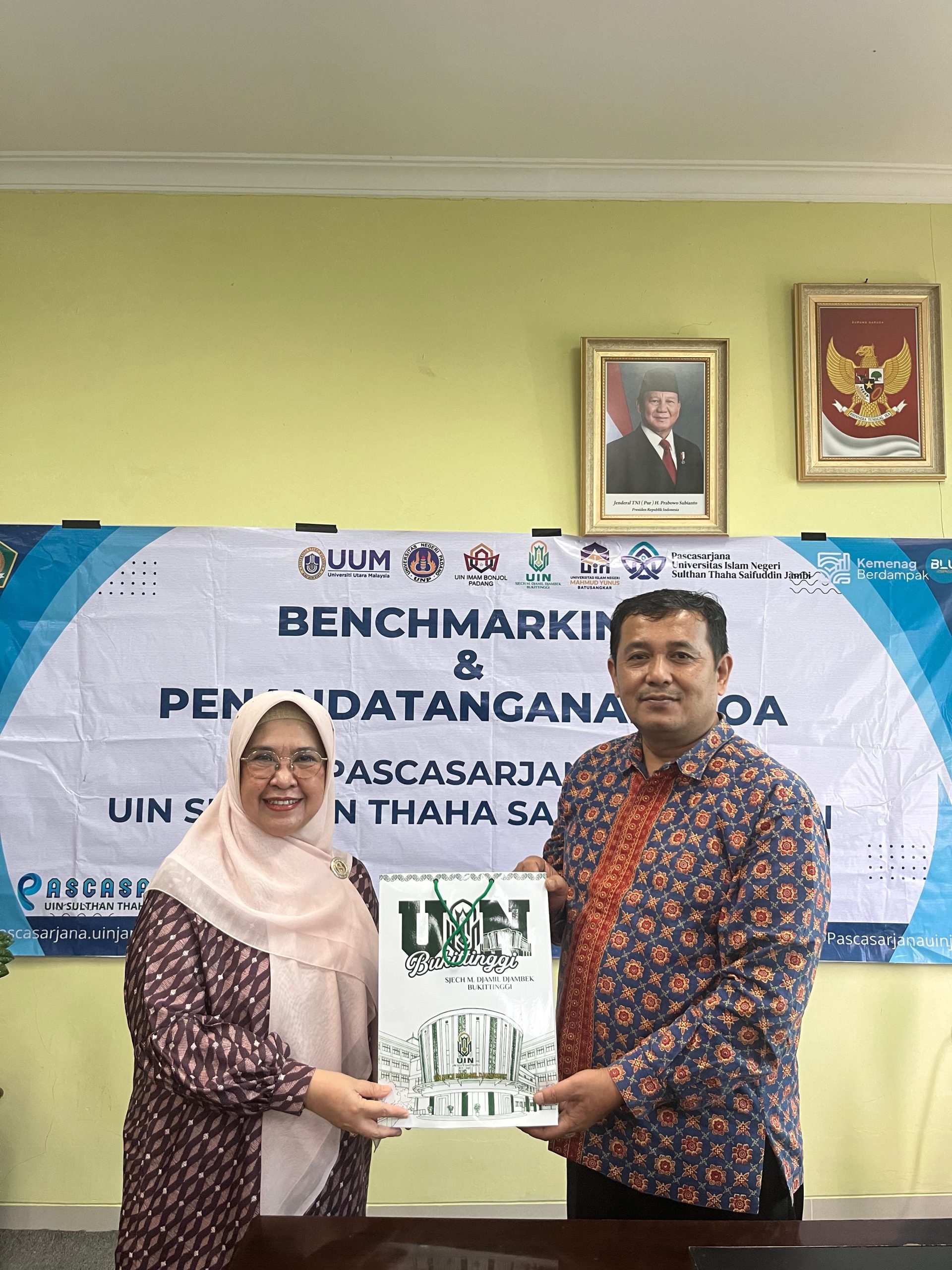 MoA Ditandatangani, Pascasarjana UIN STS Jambi dan Pascasarjana UIN Bukittinggi Siap Wujudkan Program Kolaboratif